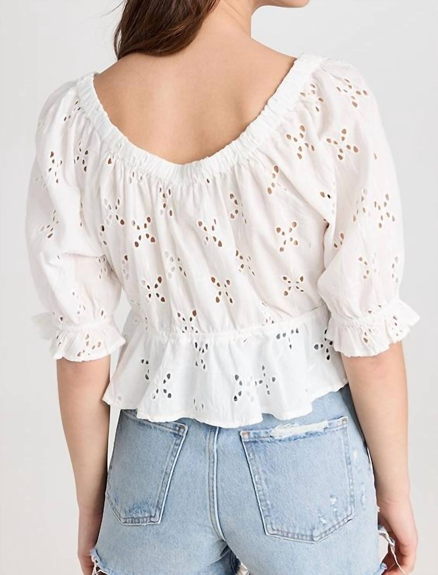 Free People - Gardenia Flutter Top