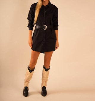 Care Tucker - Basic Preslie Poplin Shirt Mini Dress