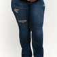 1822 Denim - Maternity Slim Boot Cut With Bellyband Jeans - Plus