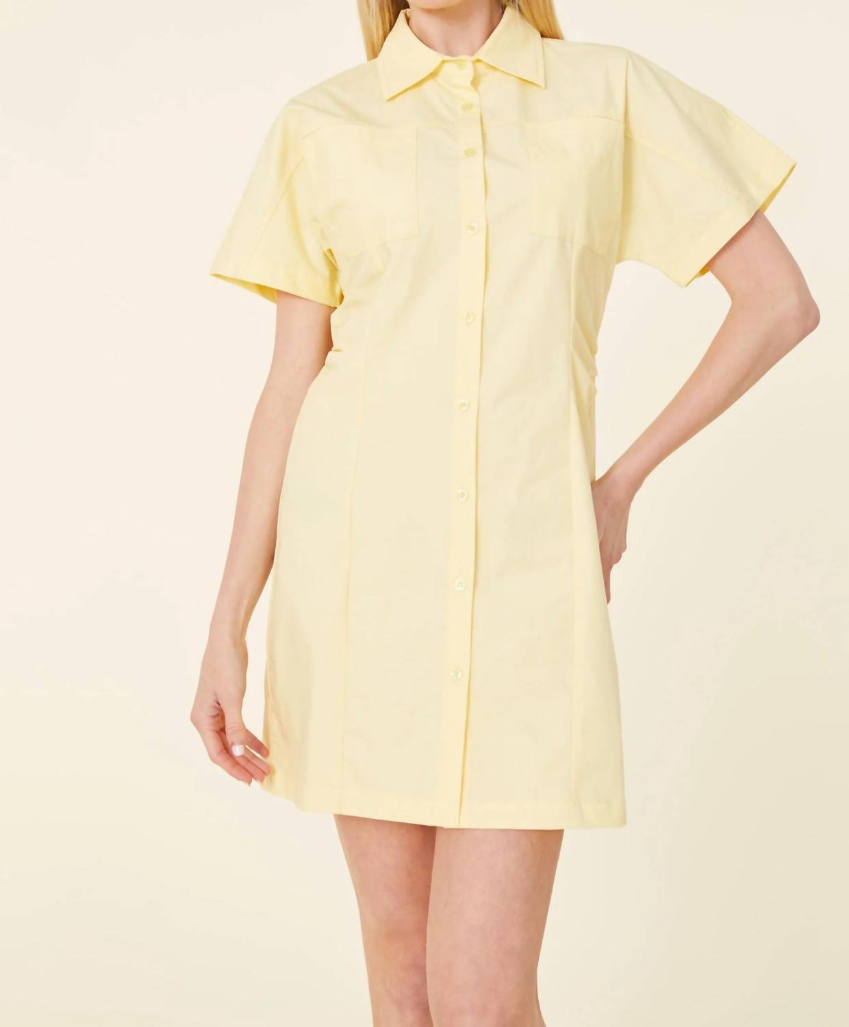 Dolce Cabo - Poplin Elastic Back Waist Dress