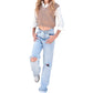 Vintage Havana - Girls Sweater Vest Long Sleeve Blouse