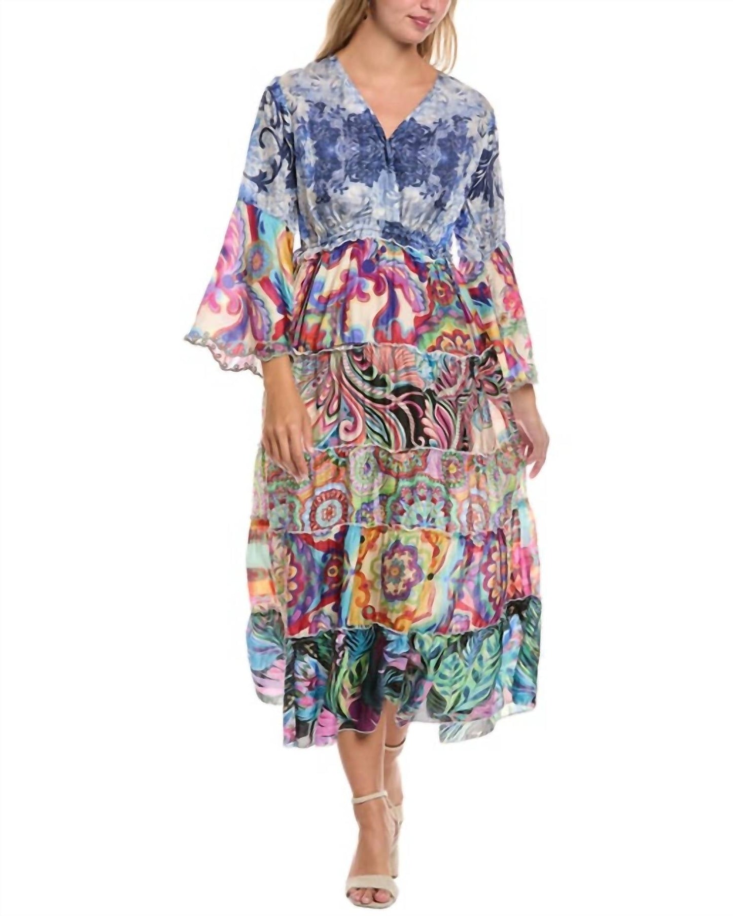 Johnny Was - DIBBLE TIERED DRESS