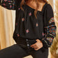 Andree By Unit - Embroidered Square Neck Top