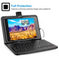 Premium Pu Leather Tablet Case with Integrated Keyboard