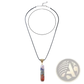 7 Chakra Natural Stone Filigree Healing Pendant Necklace