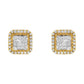 10KT Yellow Gold Diamond Stud Earrings (1/2 cttw, H-I Color, SI2-I1 Clarity)