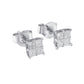 10k White Gold Diamond Stud Earrings (0.60 cttw, I-J Color, I2-I3 Clarity)