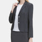 Calvin Klein Women's Two Button Blazer Gray Size 14