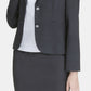 Calvin Klein Women's Two Button Blazer Gray Size 14