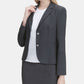 Calvin Klein Women's Two Button Blazer Gray Size 12