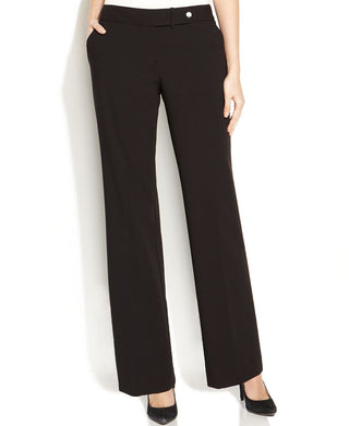 Calvin Klein Women's Modern Fit Pants Black Size 16