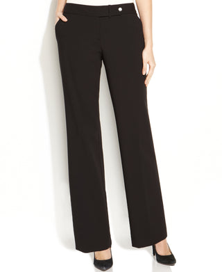 Calvin Klein Women's Modern Fit Pants Black Size 14