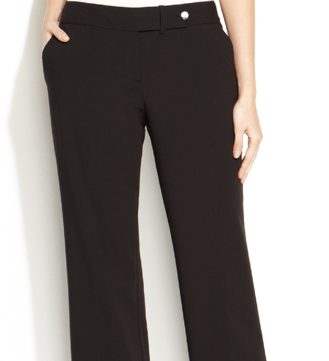 Calvin Klein Women's Modern Fit Pants Black Size 0