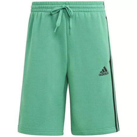 Adidas Men's Fleece Shorts - Court Green