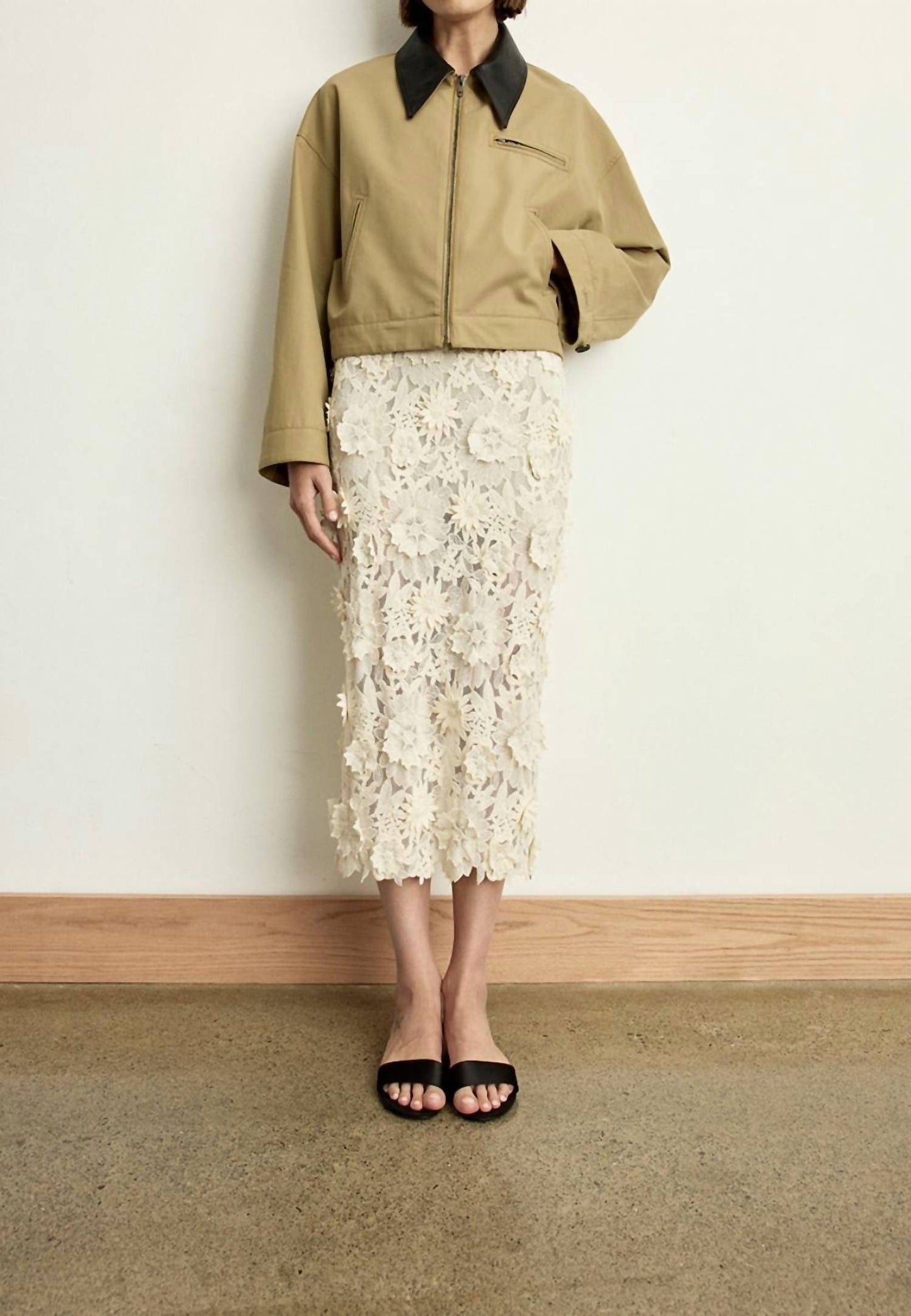 Smythe - Appliqué Pencil Skirt
