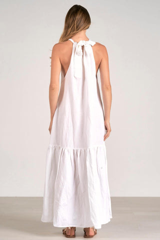 Elan - Tiered High Neck Maxi Dress