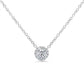 Diana M Jewels - 0.14 Cts Diamond Halo Pendant