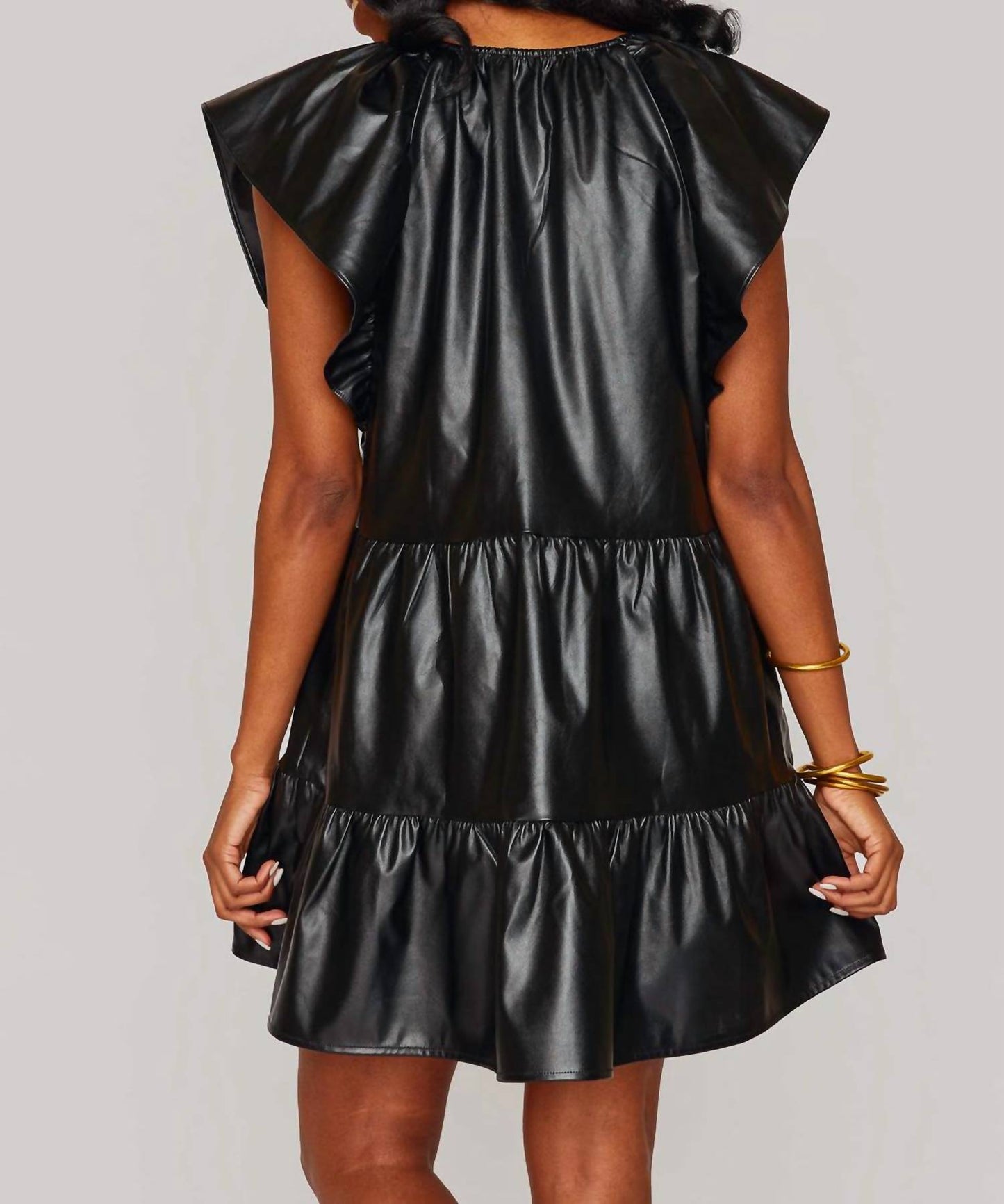 Buddylove - Ronnie Ruffle Sleeve Dress