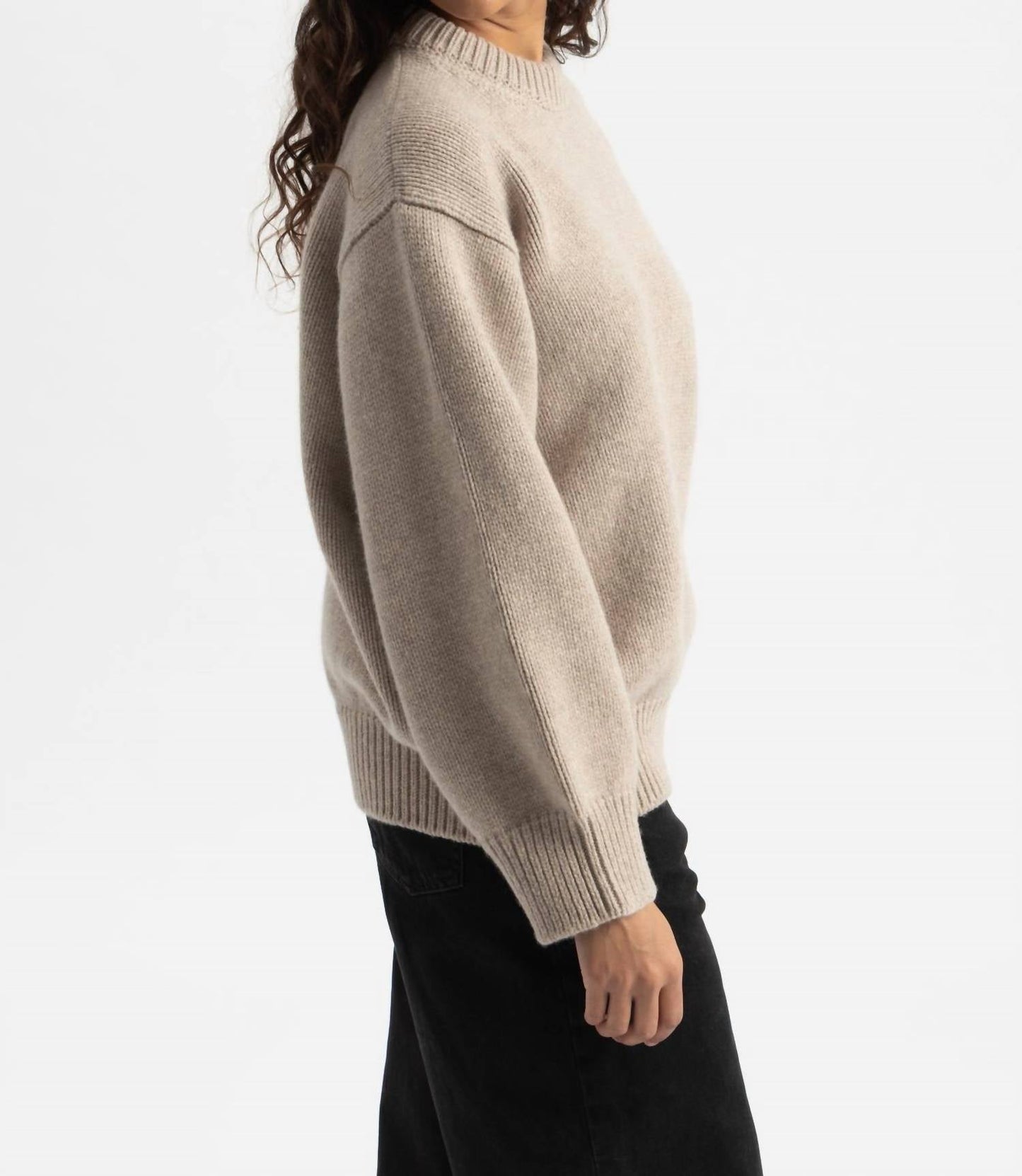 &Daughter - Caragh Chunky Slouch Crewneck Sweater