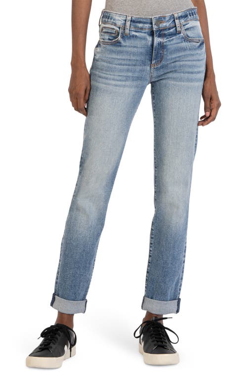 KUT from the Kloth Catherine Boyfriend Jeans in Follow, Size 14