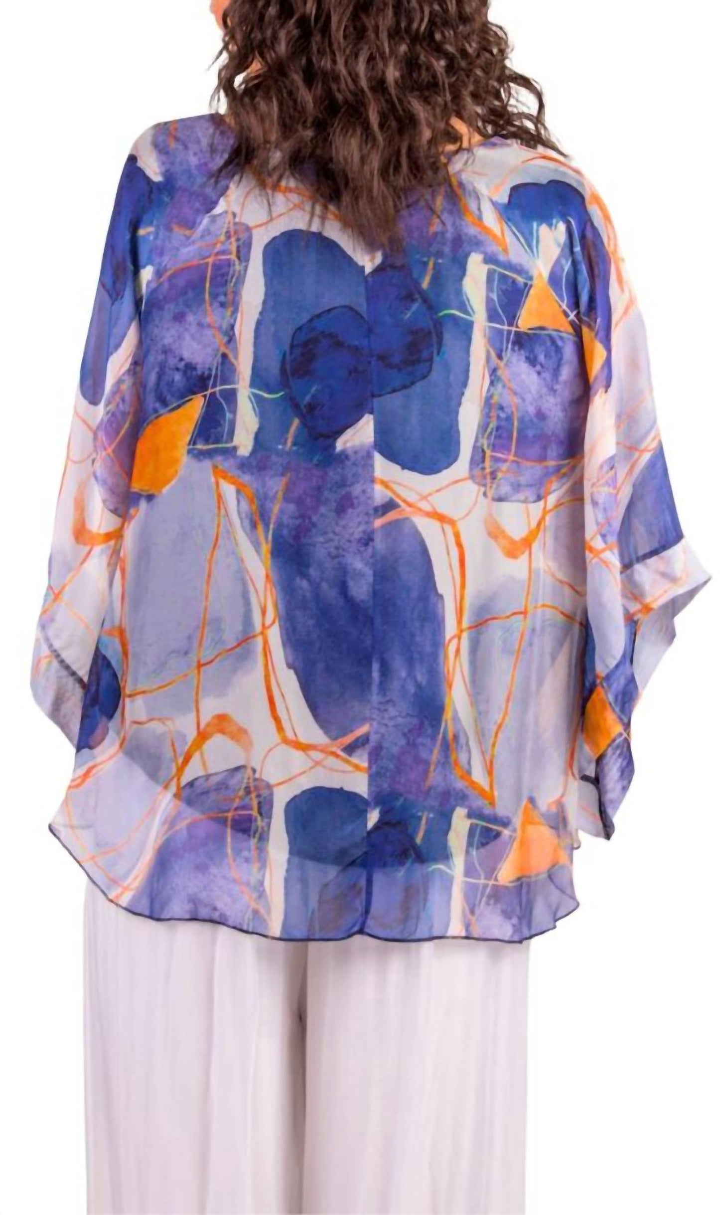 Gigi Moda - Coletta Abstract Silk Top