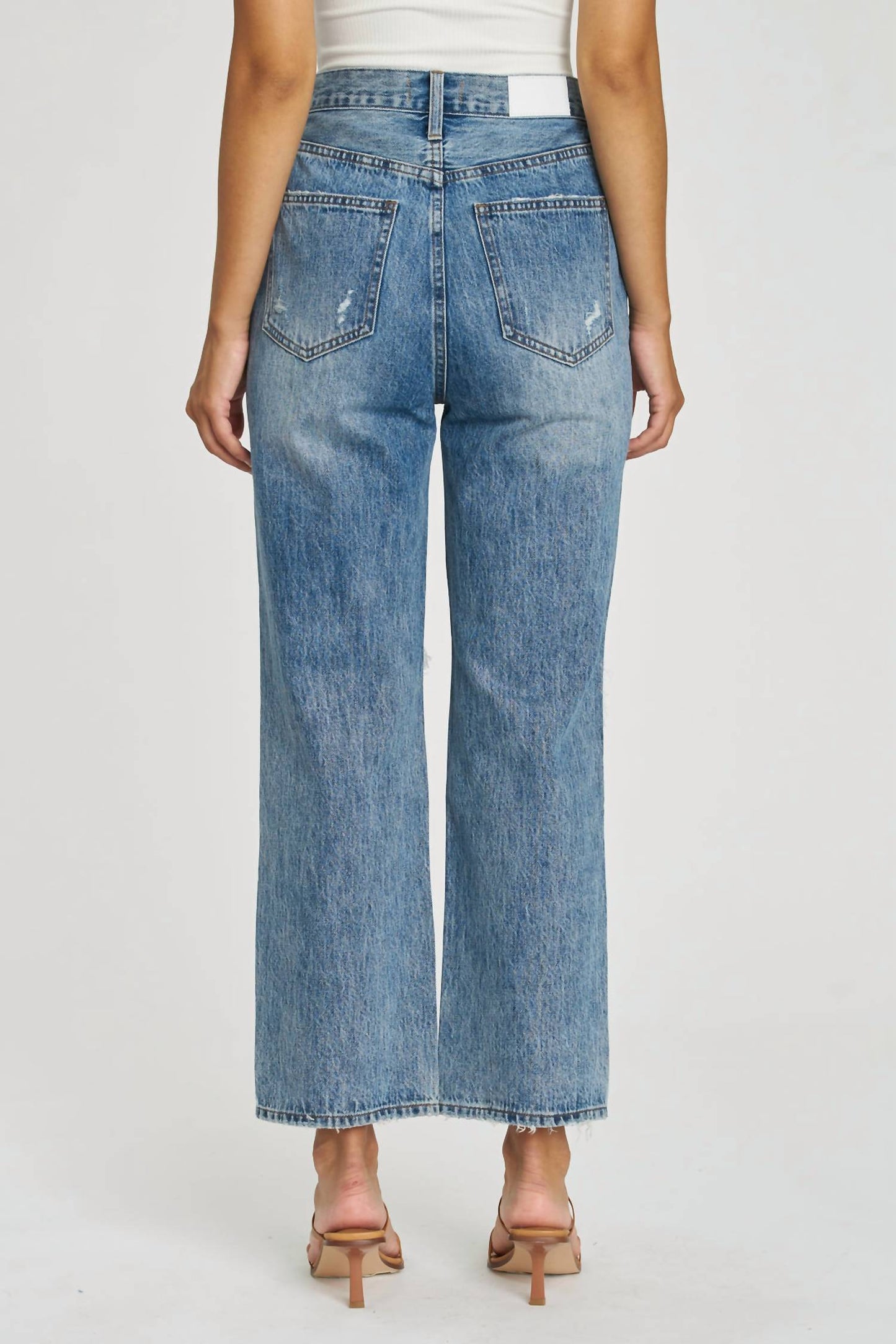 Pistola - Cassie Super High Rise Straight Crop Jeans
