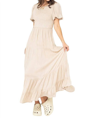 Hyfve - Tiered Smocked Maxi Dress