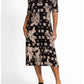 Johnny Was - WOMEN'S JANIE FAVORITE SHORT SLEEVE SEAMED MOCK NECK DRESS PLUS