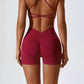 Rockstar Peach - Sienna V Back Shorts