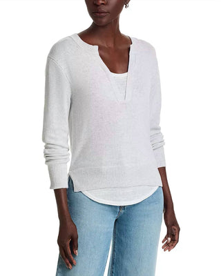 Elan - V-neck Layered Top Sweater