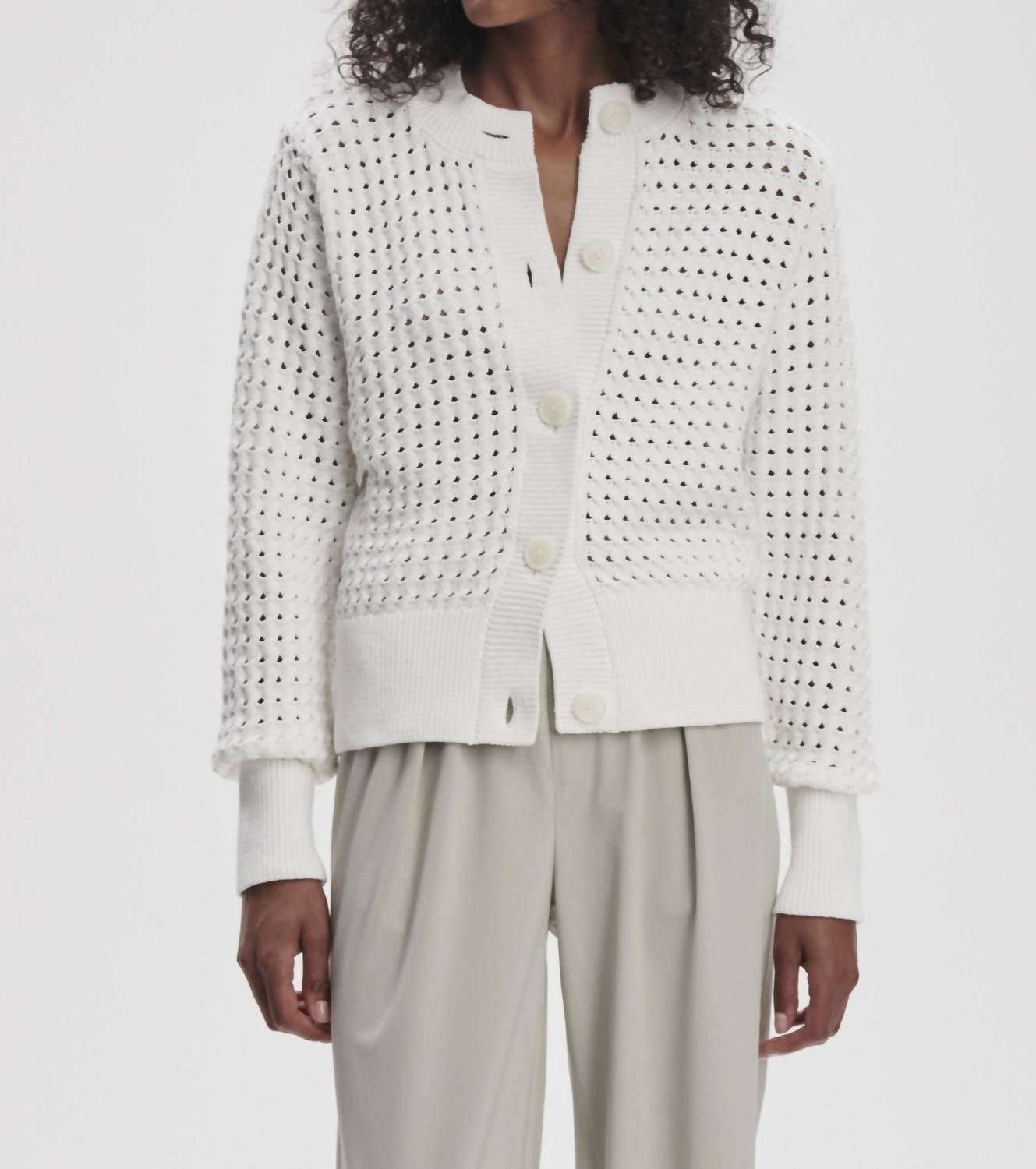 Varley - Bettina Textured Knit Jacket