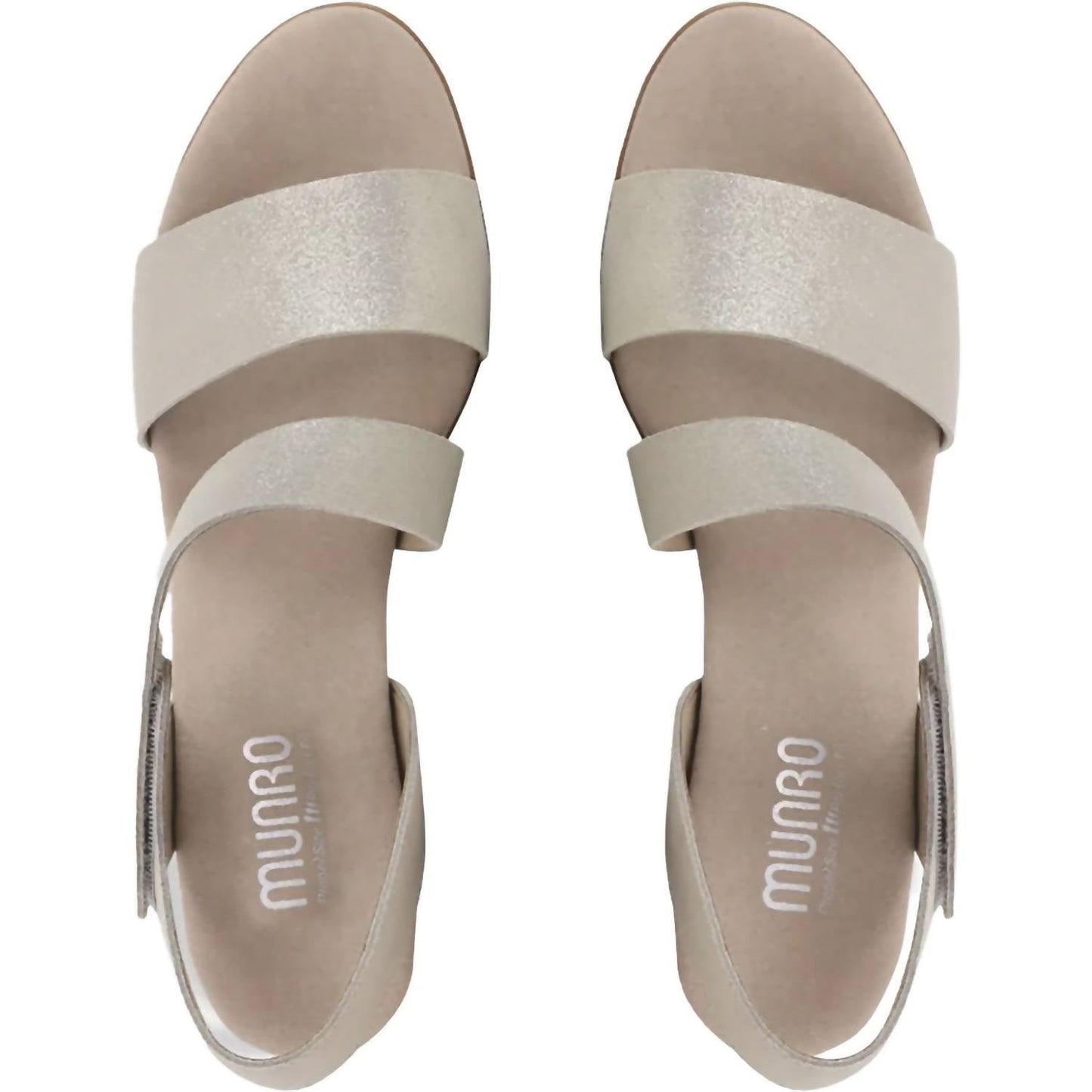 Munro - Women's Lucia Champagne Shimmer Heels