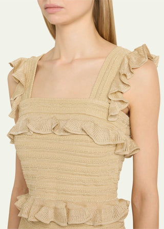 Zimmermann - Illuminate Lace Frill Cami Top