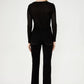 Frank Lyman - Bejweled V-neck Knit Top