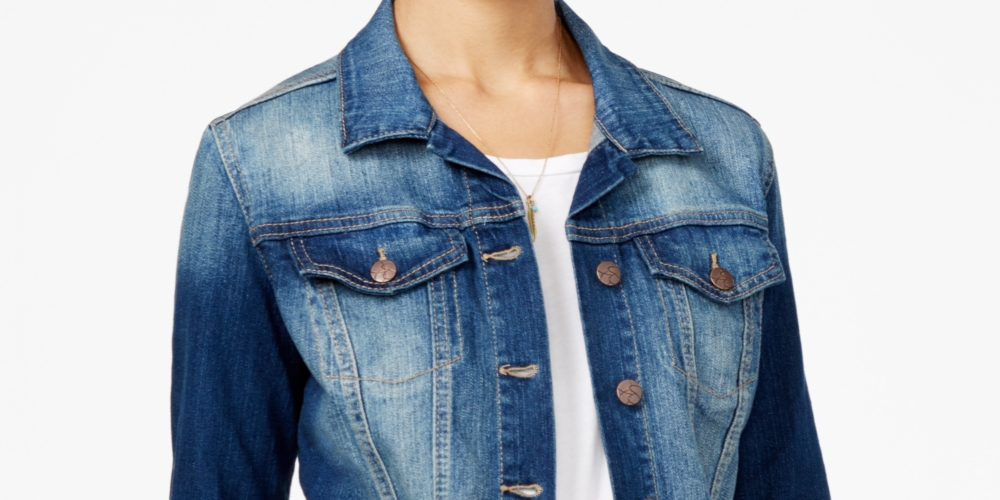 Jessica Simpson Women's Long Sleeve Modern Fit Jacket Blue