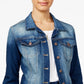 Jessica Simpson Women's Long Sleeve Modern Fit Jacket Blue