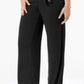 NY Collection Women's Belted Grommet Jumpsuit Black Size Petite Small