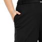 NY Collection Womne's Ring Belt Pants Black Size 2X