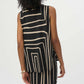 Joseph Ribkoff - Silky Knit Geometric Print Sleeveless Top