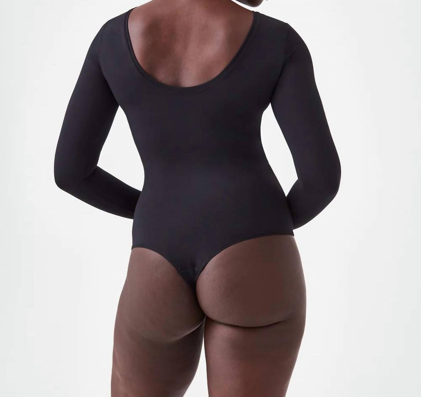 Spanx - Suit Yourself Long Sleeve Scoop Neck Bodysuit