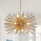 29" Mid-Century Modern 12-Light Starburst Chandelier