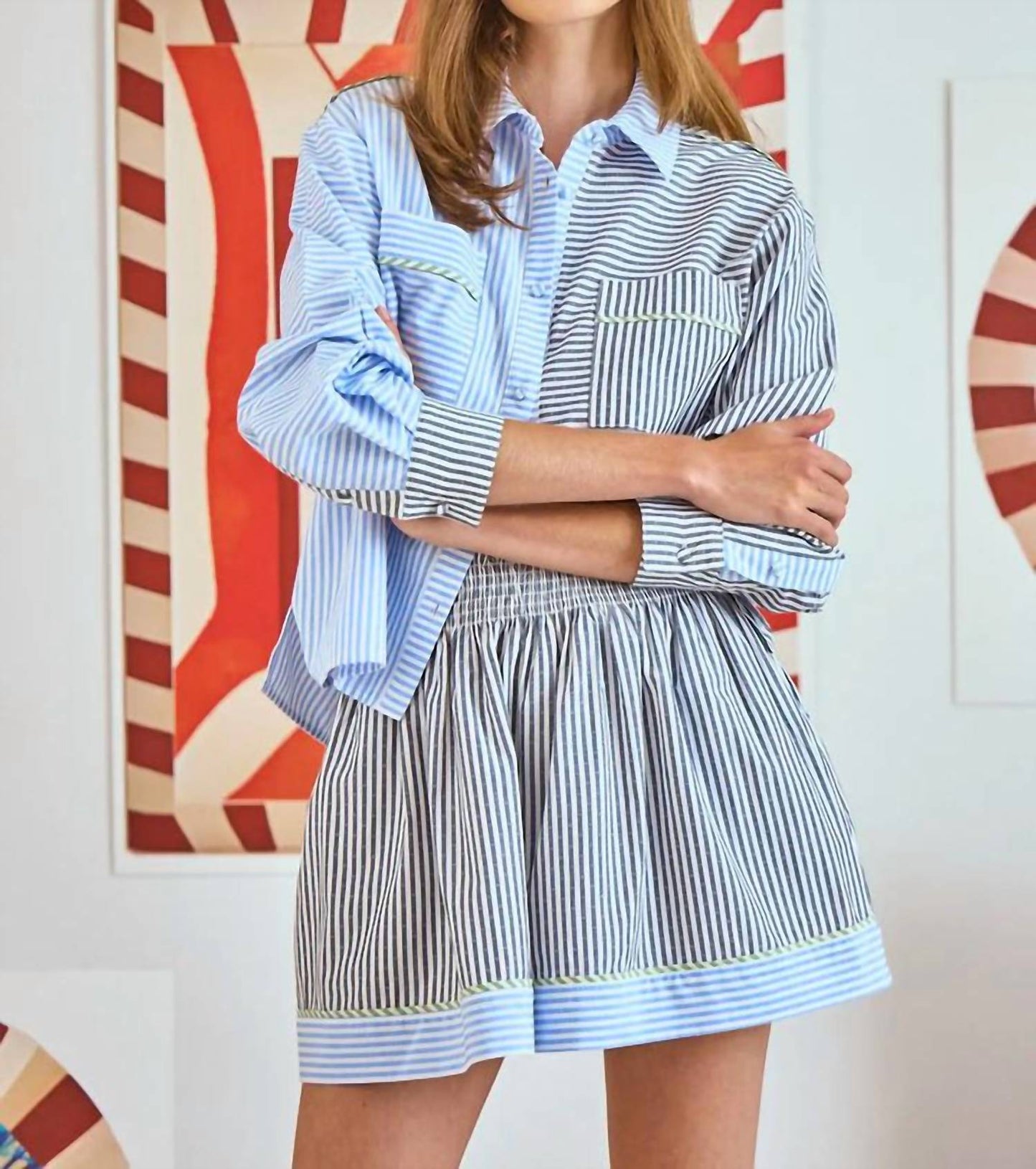 Hunter Bell - Croquet Stripe Hudson Shirt