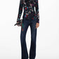 Desigual - Button Up Velvet Burnout Blouse