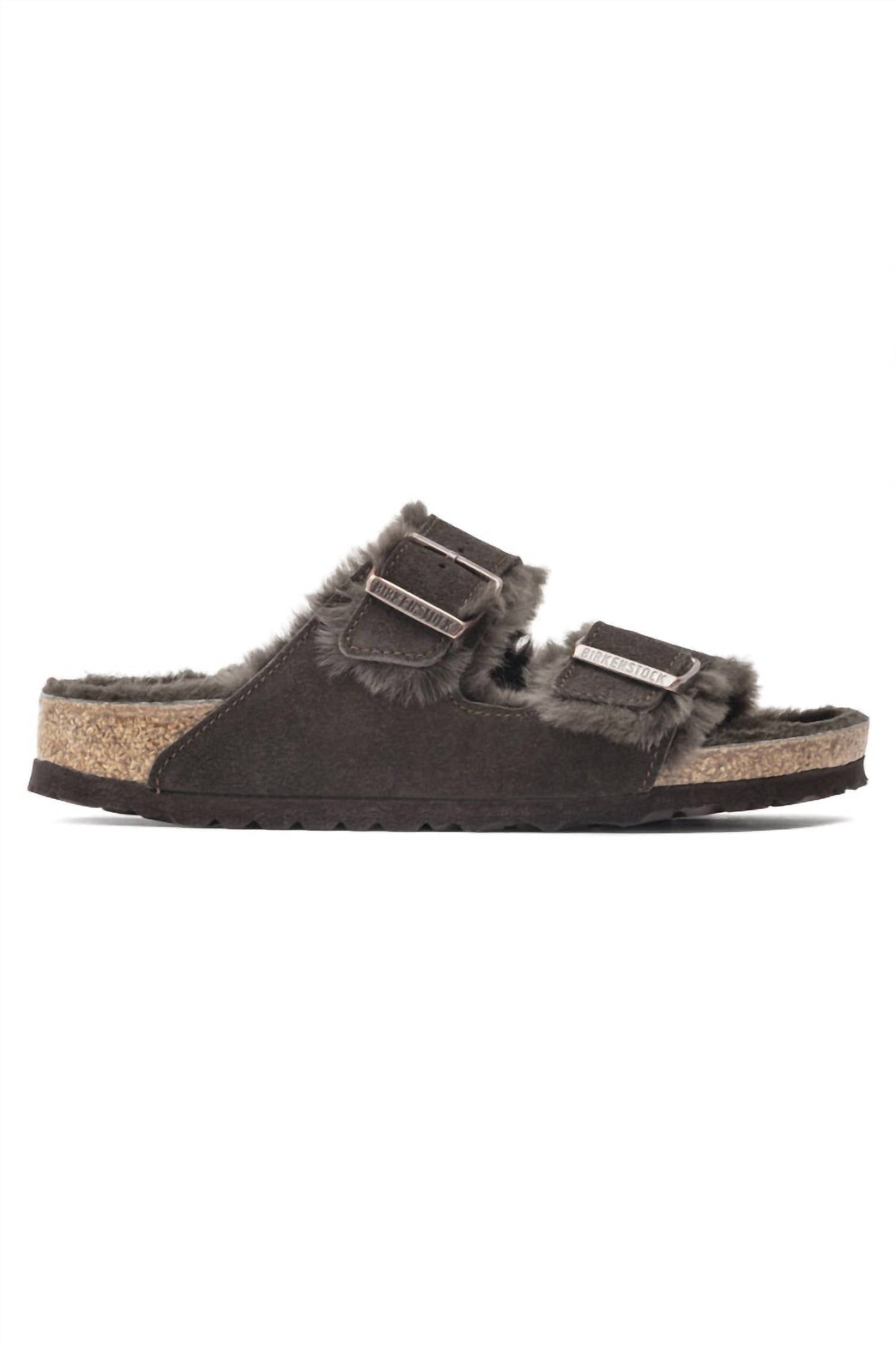 Birkenstock - Unisex Arizona Shearling Suede Leather Sandals