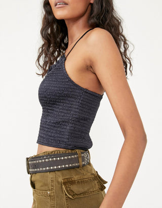 Free People - Smocked Racerback Tank Top