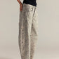 Free People - Good Luck Printed Barrel Jean