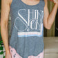 Pj Salvage - Peachy Party Graphic Tank