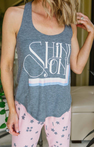 Pj Salvage - Peachy Party Graphic Tank