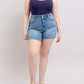 Judy Blue - High Waist Tummy Control Double Button Cool Denim Short