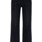 Bayeas - Seamed High Waist Wide Leg Jeans